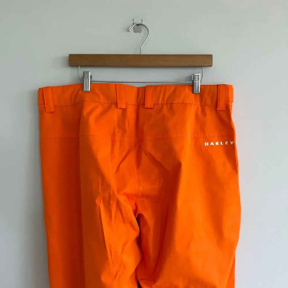 Oakley Crescent 2.0 Shell 2L 10K Performance Fit Snow Pants Orange XL NWT